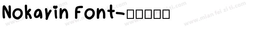 Nokarin Font字体转换